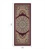 Red Polypropylene Antistatic 2 X 5 Feet Runner With Cotton Backing