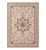 Polypropylene Classical Machine Made Carpet, 4 x 6 feet, Cream