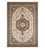 Polypropylene Classical Machine Made Carpet, 4 x 6 feet, Cream