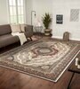 Polypropylene Classical Machine Made Carpet, 4 x 6 feet, Cream