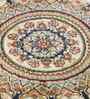 Polypropylene Persian Machine Made Carpet, 4 X 6 Feet, Cream