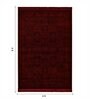 Red And Black Polypropylene Classical Machine Made 4 X 6 Feet Carpet