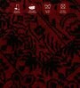 Black And Red Polypropylene Classical Machine Made 4 X 6 Feet Carpet