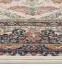 Polypropylene Persian Machine Made Carpet, 5 X 7 Feet, Cream Brown Blue