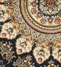 Polypropylene Classical Machine Made Carpet, 5 x 7 feet, Cream Brown Blue
