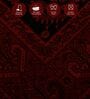 Red And Black Polypropylene Classical Machine Made 5 X 7 Feet Carpet