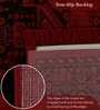Red Polypropylene Classical Machine Made 5 X 7 Feet Carpet