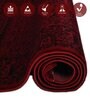 Black And Red Polypropylene Classical Machine Made 5 X 7 Feet Carpet