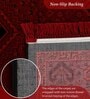 Red And Black Polypropylene Classical Machine Made 2 X 7 Feet Carpet