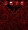 Red And Black Polypropylene Classical Machine Made 2 X 7 Feet Carpet