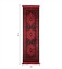 Red And Black Polypropylene Classical Machine Made 2 X 7 Feet Carpet