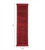 Red Polypropylene Classical Machine Made 2 X 7 Feet Carpet