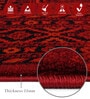 Red Polypropylene Classical Machine Made 2 X 7 Feet Carpet