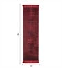 Black And Red Polypropylene Classical Machine Made 2 X 7 Feet Carpet
