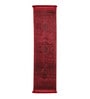 Black And Red Polypropylene Classical Machine Made 2 X 7 Feet Carpet