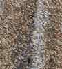 Polypropylene Floral Machine Made Carpet, 5 X 7 Feet, Brown And Grey