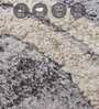 Polypropylene Geometric Machine Made Carpet, 5 x 7 feet, Cream