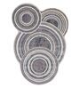 Grey Polypropylene Geometrical Machine Made 17 X 24 Feet Carpet