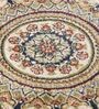 Polypropylene Persian Machine Made Carpet, 4 X 6 Feet, Cream