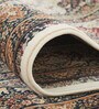 Polypropylene Persian Machine Made Carpet, 4 X 6 Feet, Cream