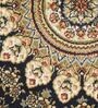 Polypropylene Persian Machine Made Carpet, 5 X 7 Feet, Cream Brown Blue