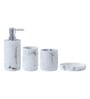 Marble Polyresin 4Pcs Bathroom Set