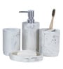 Marble Polyresin 4Pcs Bathroom Set