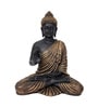 Black and Gold Polyresin Lord Buddha Idol