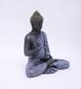 Polyresin Blue & Black Blessing Buddha 15 Inch