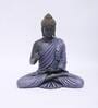 Polyresin Blue & Black Blessing Buddha 15 Inch