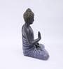 Polyresin Blue & Black Blessing Buddha 15 Inch