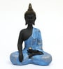 Polyresin Blue Laddu Buddha Decor