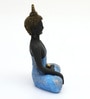 Polyresin Blue Laddu Buddha Decor