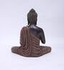 Polyresin Brown & Orange Blessing Buddha 15 Inch