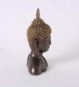 Polyresin Brown & Sky Blue Buddha Bust 29.5 Cm