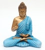 Polyresin Blue Bento Blessing Buddha