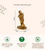 Golden Polyresin Hanuman Ji Murti