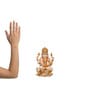 Ivory Polyresin Lord Ganesh Idol