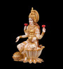 Ivory Polyresin Lord Laxmi Idol
