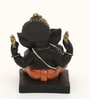 Polyresin Black Bhupati Ganesha