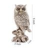 Polyresin Owl Sitting On Tree Figurine