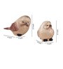 Polyresin Premium Bird Set Of Two Golden Figurine
