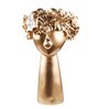 Polyresin Premium Gold Tone Vase Set Of Two