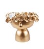 Polyresin Premium Gold Tone Vase Set Of Two