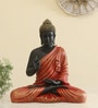 Polyresin Red Ory Buddha Decor