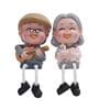 Polyresin Couple Dada Dadi Miniature Figurine