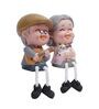 Polyresin Couple Dada Dadi Miniature Figurine