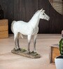 Polyresin Showpiece White Horse