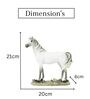 Polyresin Showpiece White Horse