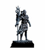 Black Polyresin Standing Lord Shiva Idol